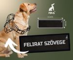 Kép P24S® tépőzáras egyedi felirat, nagy, 160x50 mm - Fekete kerettel - 1 darab
