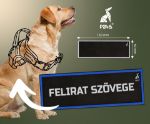 Kép P24S® tépőzáras egyedi felirat, nagy, 160x50 mm - Kék kerettel - 1 darab