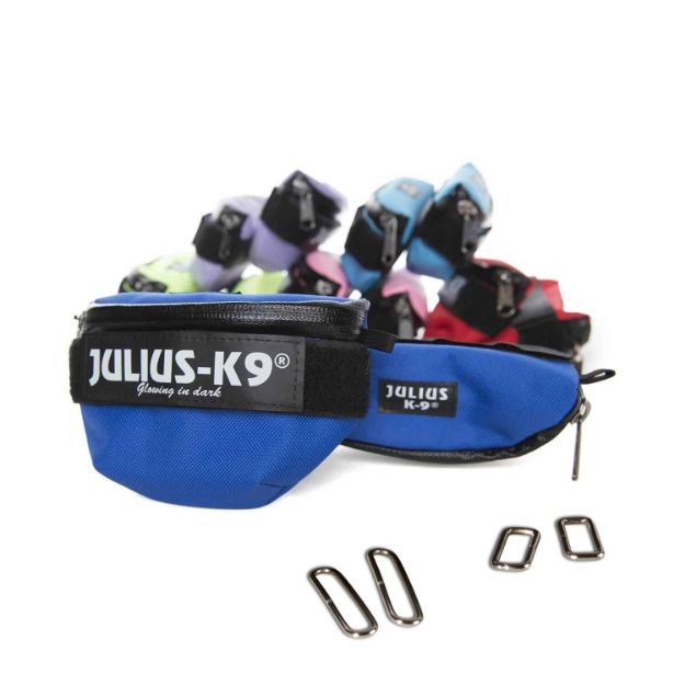 Kép Julius-K9® IDC® Univerzális oldaltáska KÉK - Baby1/3XS - 4/3XL kutyahám méretekhez