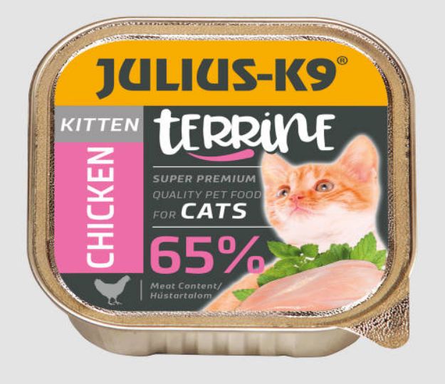 Kép JULIUS K-9 CAT 100g alutálkás kitten csirke