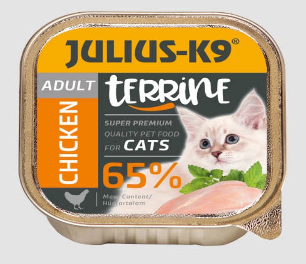 Kép JULIUS K-9 CAT 100g alutálkás csirke